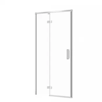 Usa sticla dus batanta 100x195 cm profil crom Cersanit Larga, montare dreapta imagine
