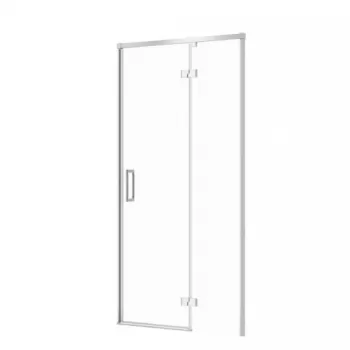 Usa sticla dus batanta 100x195 cm profil crom Cersanit Larga, montare stanga imagine
