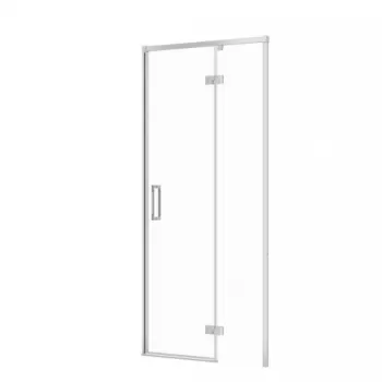 Usa sticla dus batanta 90x195 cm profil crom Cersanit Larga, montare stanga imagine