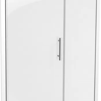 Usa sticla dus cu cadru metalic, 100x200 cm, crom lucios, Deante Moon imagine