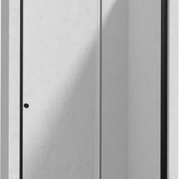 Usa sticla dus culisanta 150x200 cm profil negru Deante Kerria Plus imagine