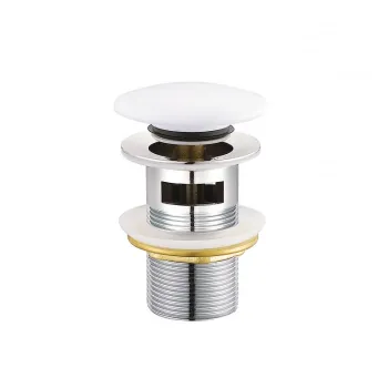 Ventil lavoar click-clack cu preaplin, alb, Cersanit imagine