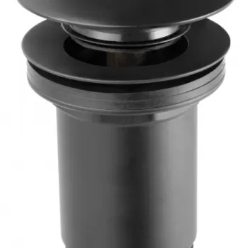 Ventil lavoar click-clack FDesign Kleome fara preaplin, negru mat imagine