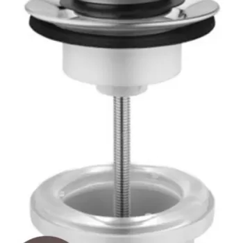 Ventil lavoar click-clack Hatria, capac ceramic, antracit imagine