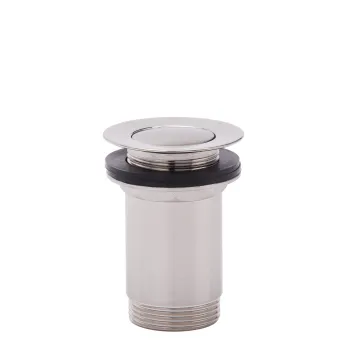 Ventil lavoar click-clack Kleome cu preaplin, G1 1 4   alama, nichel periat imagine