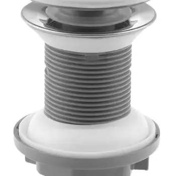 Ventil lavoar cu click-clack,  capac ceramic alb, fara preaplin, Isvea Infinity imagine