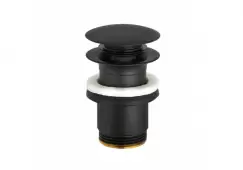 Ventil lavoar negru mat Push-Open Kludi 1042639-00 imagine