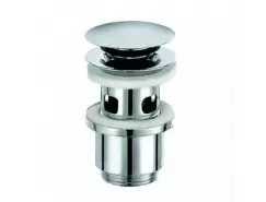 Ventil lavoar push-open blocabil cu preaplin crom Kludi 1042405-00 imagine