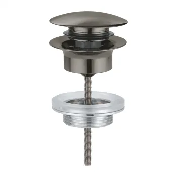 Ventil lavoar push-open Grohe antracit periat Hard Graphite imagine