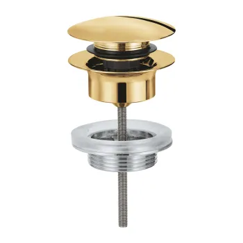 Ventil lavoar push-open Grohe auriu lucios Cool Sunrise imagine