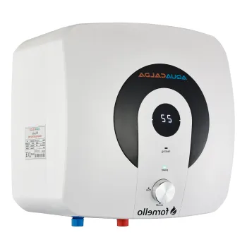 Boiler electric  Fornello AQUACALDA ECO, 6 Litri, montaj deasupra chiuvetei,  2000 watt, reglaj extern al temperaturii, poliuretan expandat, grad de protectie IPX4, dimensiuni compacte si afisaj digital imagine