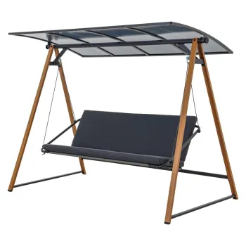 Balansoar de terasa Duisburg antracit L232 cm imagine