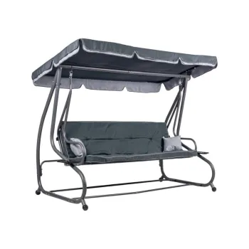 Balansoar de terasa Megi gri L230 cm imagine