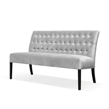 Banca tapitata Gala Glam L160 cm imagine