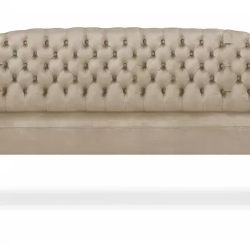 Bancuta tapitata Weronica bej - H98 cm imagine