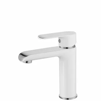 Baterie Bloom alb/argintiu H17 cm imagine