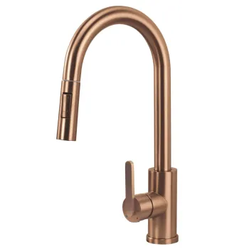 Baterie de bucatarie REA Ontario Brush Copper imagine