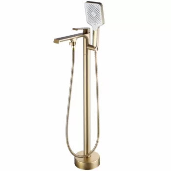 Baterie freestanding Hass auriu periat H89 cm imagine