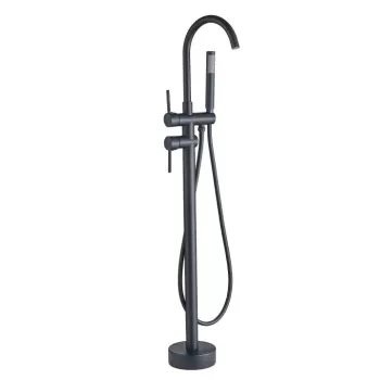 Baterie freestanding Ortis black - H 116,5 cm imagine