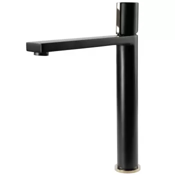 Baterie Icon negru/gold inalta - H 31 cm imagine