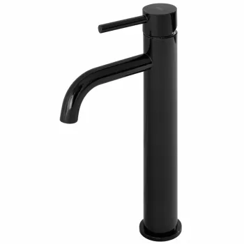 Baterie Lungo inalta negru metalic H28 cm imagine