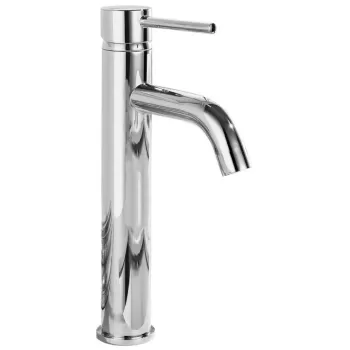 Baterie Lungo silver lucios inalta - H 28 cm imagine