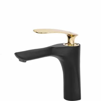 Baterie Orbit negru/auriu H17 cm imagine