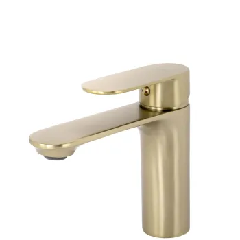 Baterie pentru baie Rea Drop Brush Gold low imagine