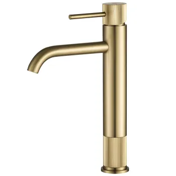 Baterie pentru baie Rea Lungo Stripe Brush Gold imagine