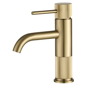 Baterie pentru baie Rea Lungo Stripe Brush Gold Low imagine