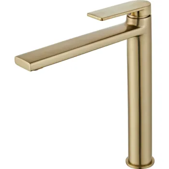 Baterie pentru baie Rea Verso Brush Gold high imagine