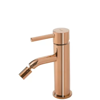 Baterie pentru bideu Lungo roz gold imagine
