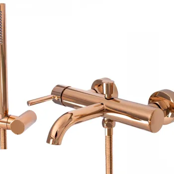 Baterie pentru cada Lungo roz gold imagine