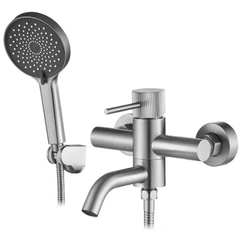 Baterie pentru cada Rea Lungo Stripe Brush Nickel imagine