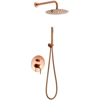 Baterie pentru dus Lungo rose gold imagine