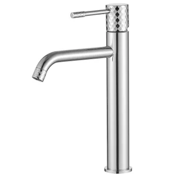 Baterie pentru lavoar Rea Lungo Diamond Crom imagine