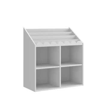 Biblioteca pentru copii Book Nook alba H76 cm imagine