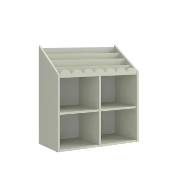 Biblioteca pentru copii Book Nook verde salvie H76 cm imagine