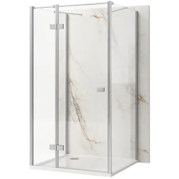 Cabina de dus Rea Atlas 100x100 Chrome imagine