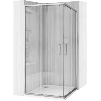 Cabina de dus Rea City 90x90 cm Nickel Brush imagine