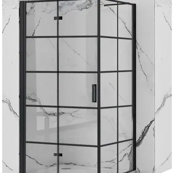 Cabina de dus Rea Molier Black 80x90 imagine