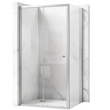 Cabina de dus Rea Primo Slide 140x80 Chrome imagine