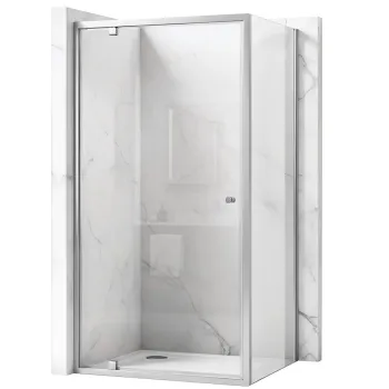 Cabina de dus Rea Primo Swing 100x90 Chrome imagine