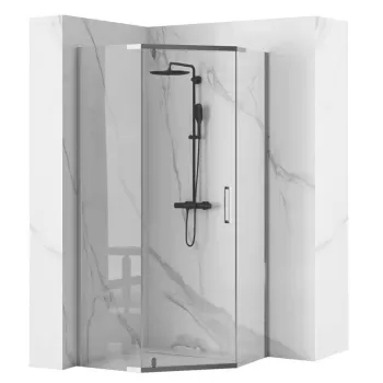 Cabina dus Axin crom - 90x90 cm imagine