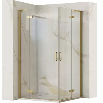 Cabina dus Hugo 100x100 auriu periat imagine