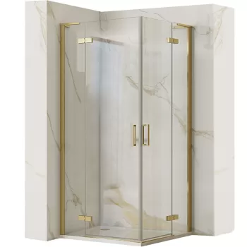 Cabina dus Hugo 80x80 auriu periat imagine