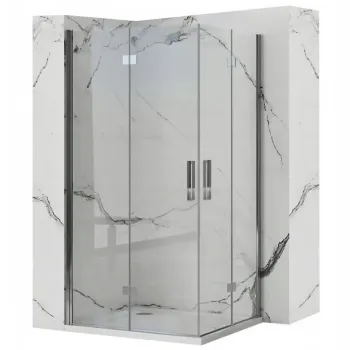 Cabina dus Rea Molier Chrome Double 80x80 imagine