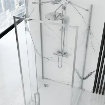 Cabina dus REA Rapid Swing Chrome imagine