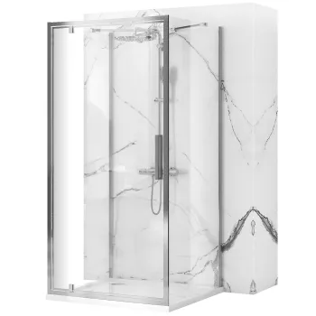 Cabina dus REA Rapid Swing Chrome imagine