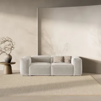 Canapea 2 locuri Bergamo stofa L224 cm imagine